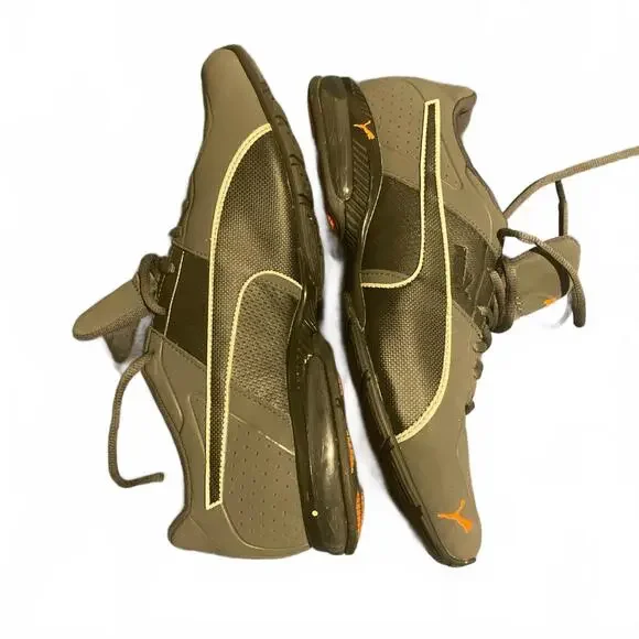 Puma Men's Performance Foam Sneakers - Black/Orange - Picture 4 of 4